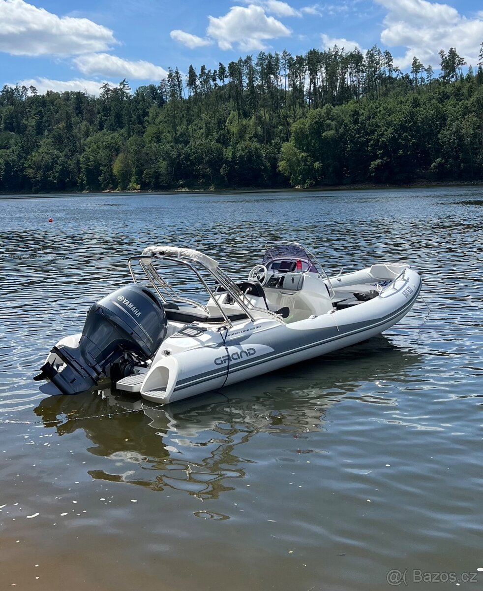 Loď GRAND G580,YAMAHA 150 + vlek, DPH