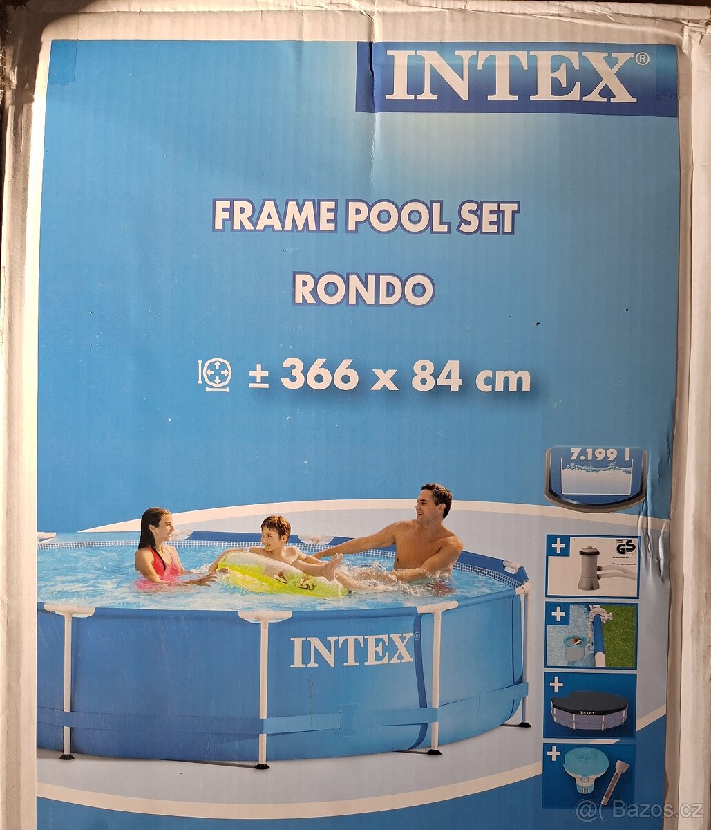 Nadzemní bazén INTEX RONDO 366x84cm-nahradni konstrukce