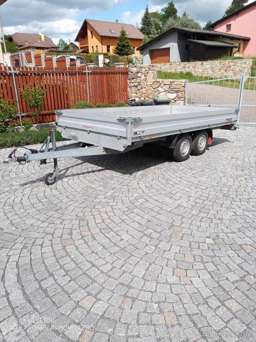 Přívěsný vozík dvouosý Pongratz