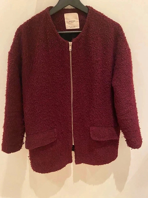 Krásný oversized kabátek na podzim, 36