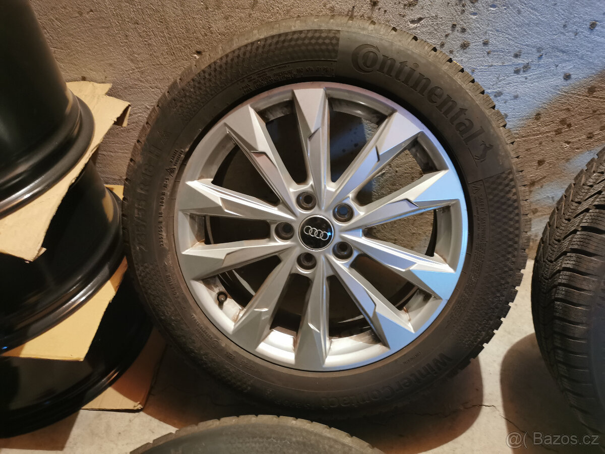 Audi Q3 (F3) - orig. 18" alu so zimnými pneu DOT 24 8+ mm