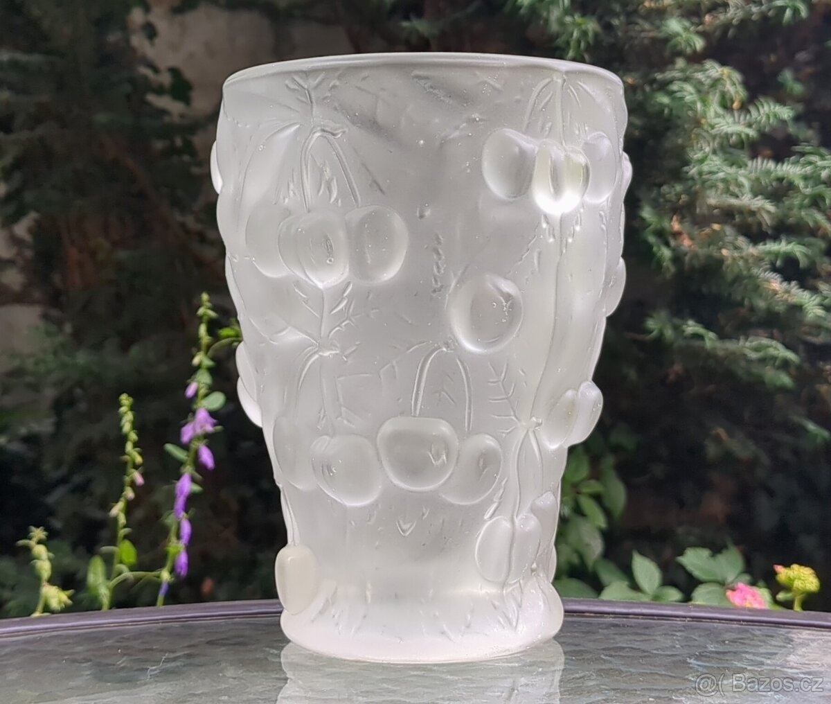 ART DECO VÁZA TŘEŠNĚ - SCHRÖTTER, BAROLAC 30. léta