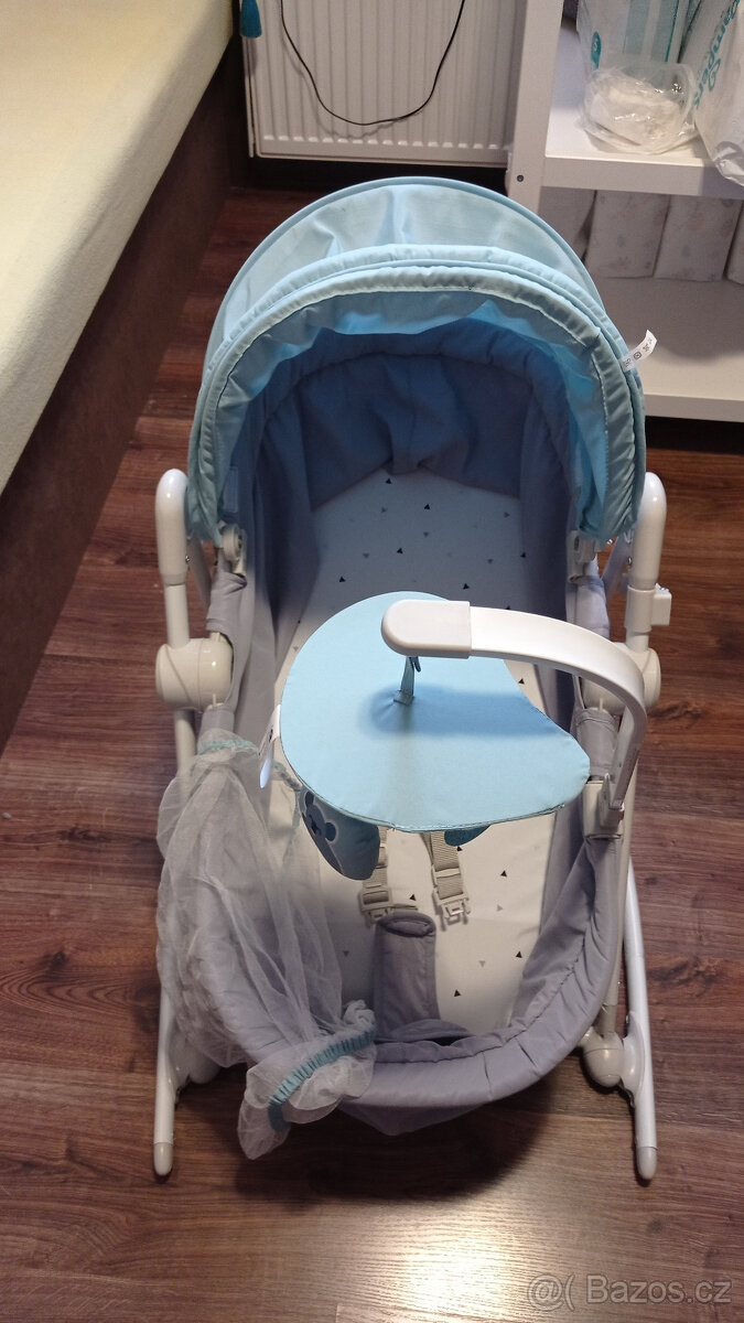 Kinderkraft Dětská kolébka 5 v 1 Unimo Up Blue