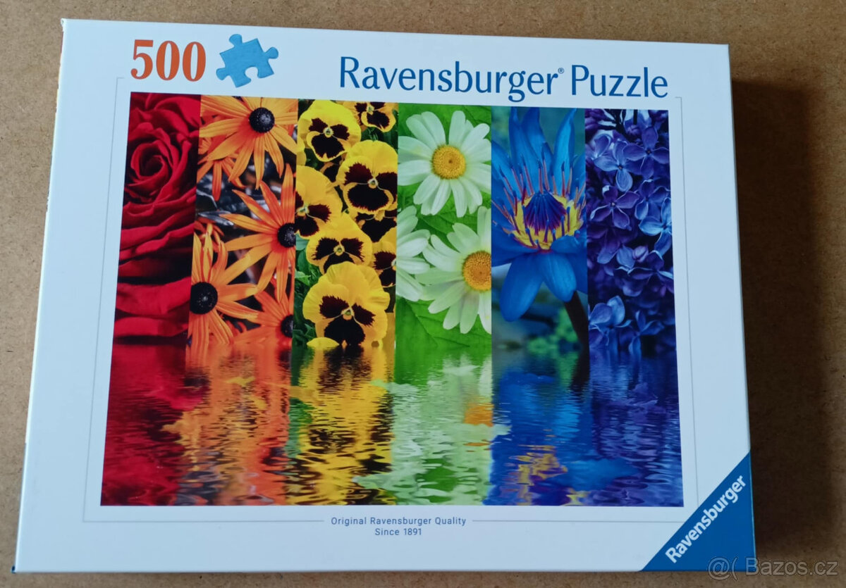 Květinové vzory 500 dílků puzzle