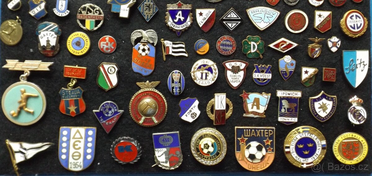 fotbalové odznaky - zahraniční kopaná