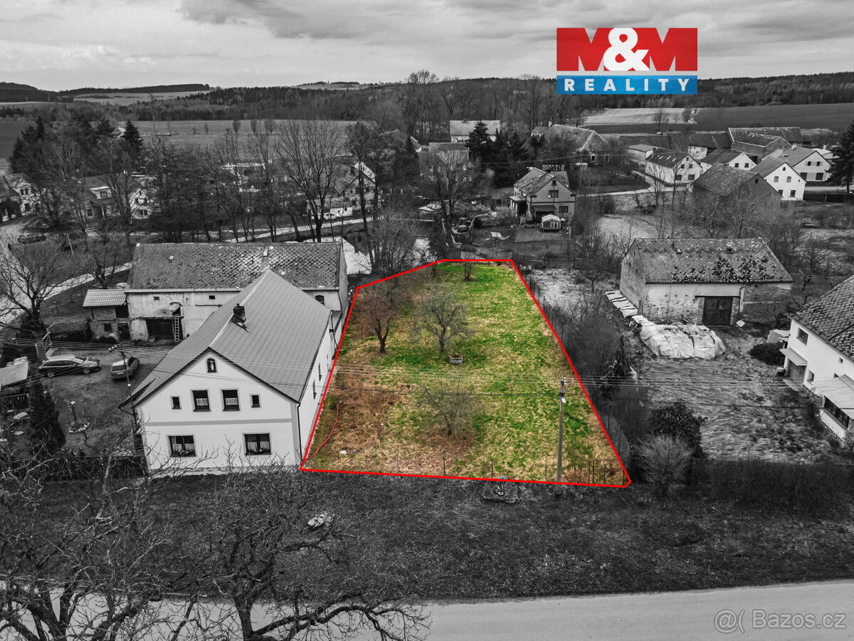 Prodej pozemku k bydlení, 1403 m², Olbramov