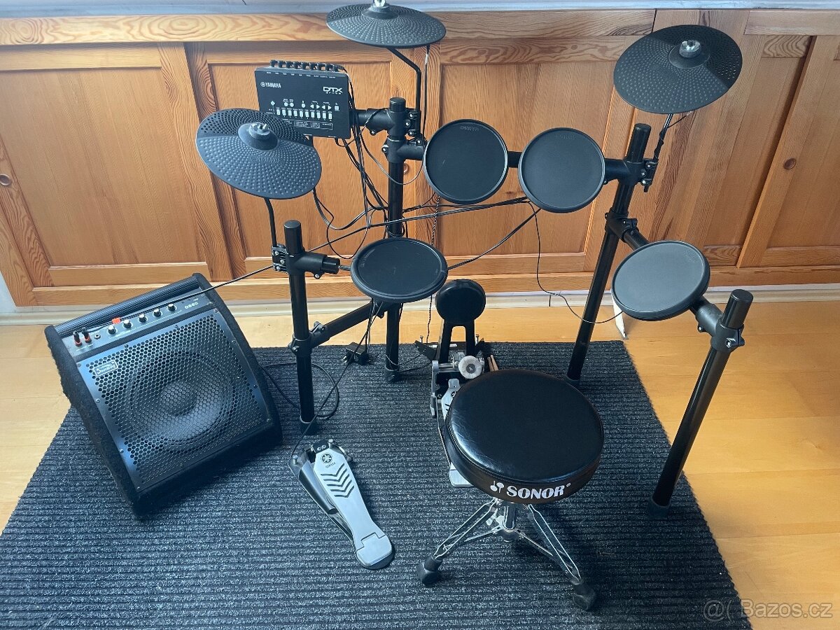 Prodám elektronické bicí Yamaha DTX452K