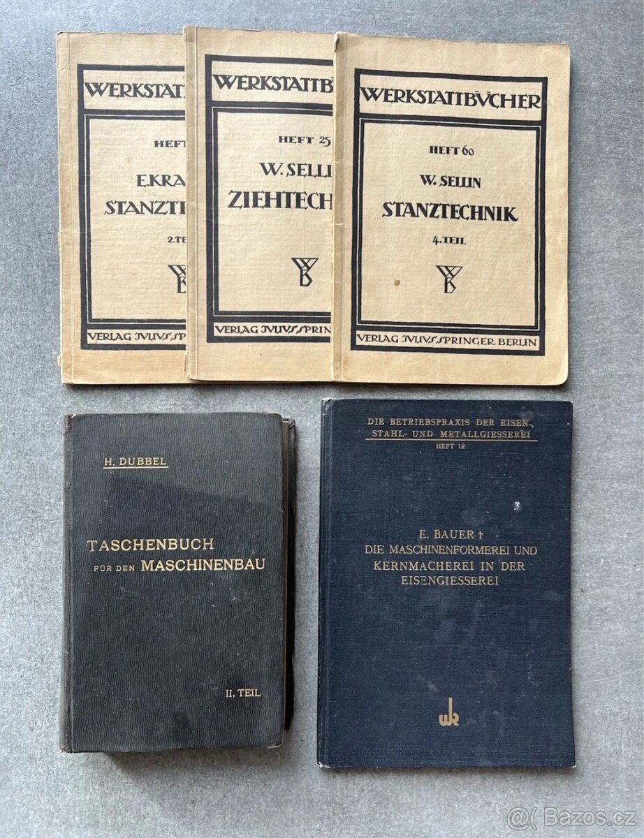 STARÁ TECHNICKÁ LITERATURA - NĚMECKO