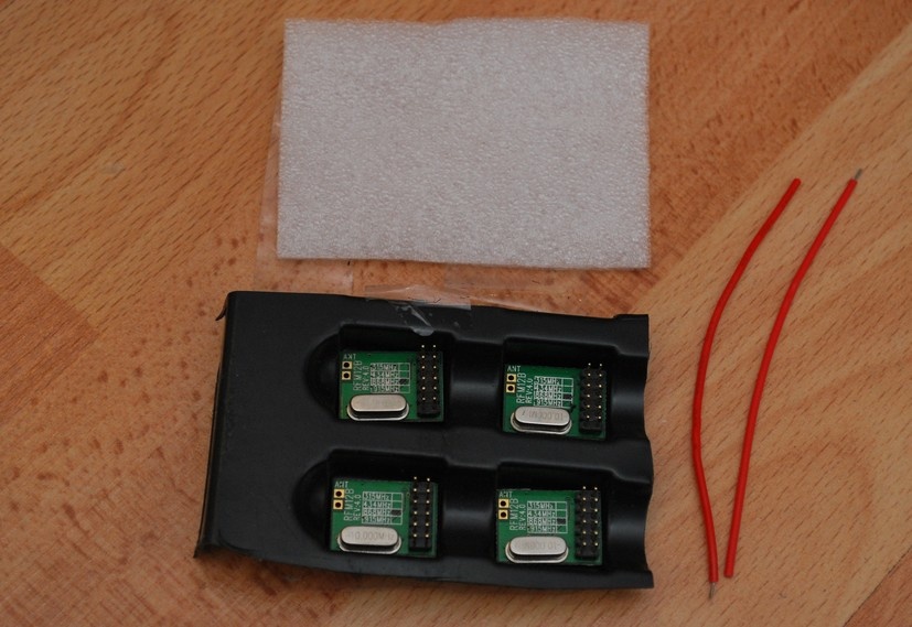 Bezdrátové komunikační moduly RFM12B, NOVÉ