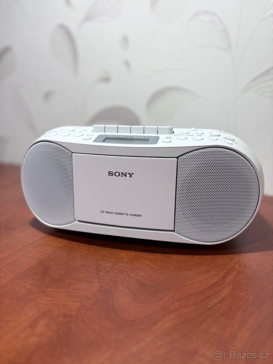 Sony CFD-S70 – rádio, CD přehrávač + kazeta, TOP stav