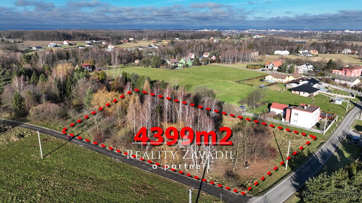 Prodej ,stavební pozemek, 4 399 m², Horní Bludovice