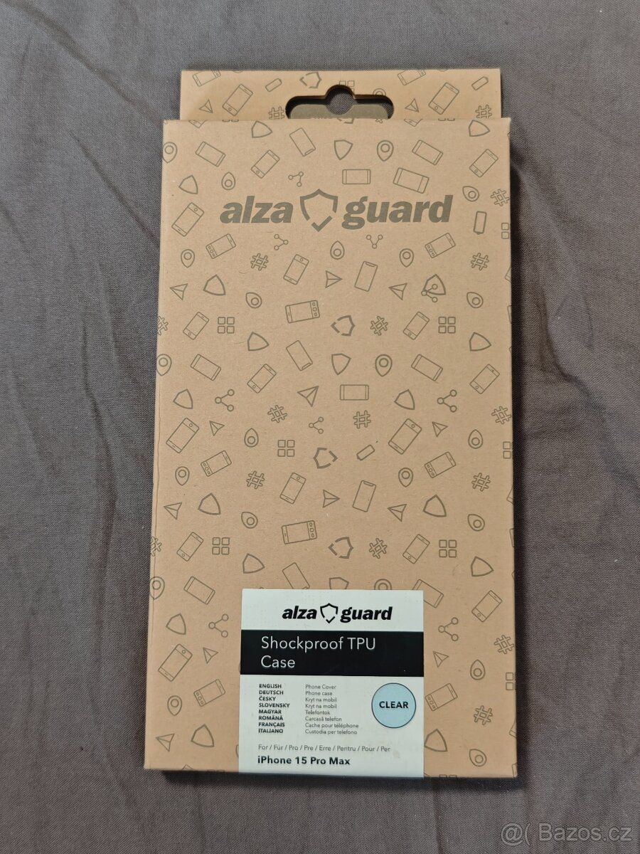 Čiré shockproof pouzdro IPhone 15 Pro Max