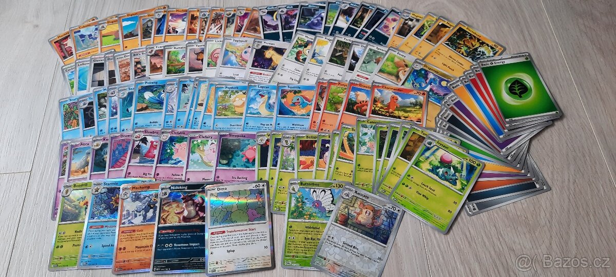 Pokémon karty mix 120 ks