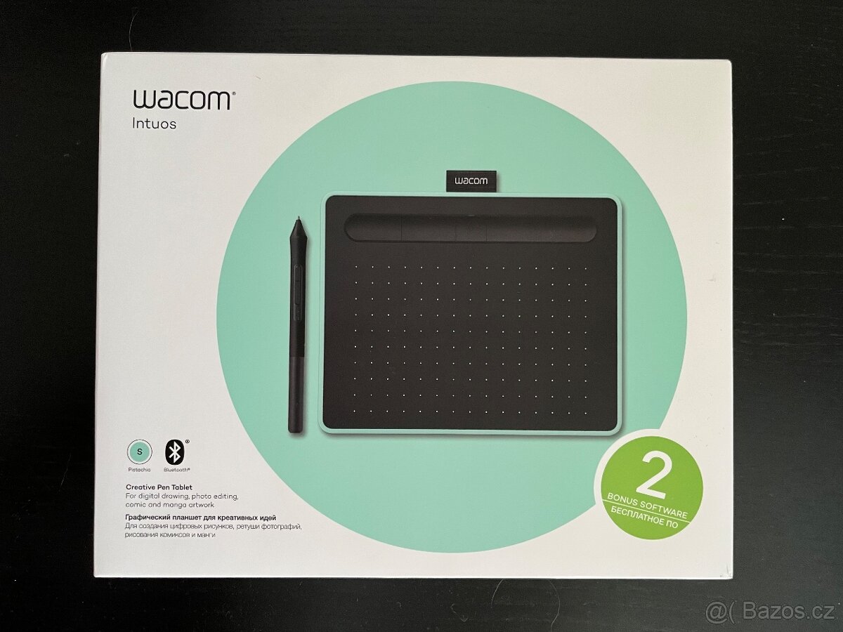 Nový grafický tablet Wacom Intuos Bluetooth S, pistáciová