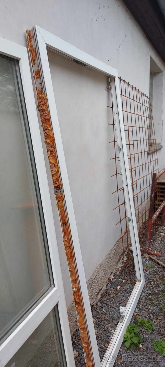 Použité balkónové dveře