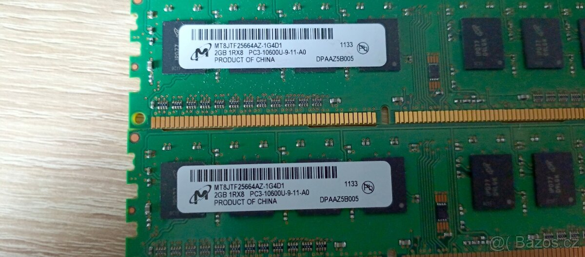 Micron 2GB 1333mhz DDR3