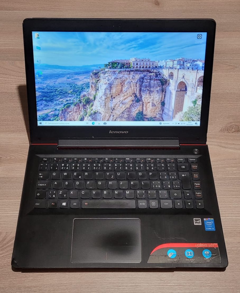 Lenovo, i5-5200u 2/4x 2,70GHz, 8GB DDR3, 256GB SSD, bat. 3h.