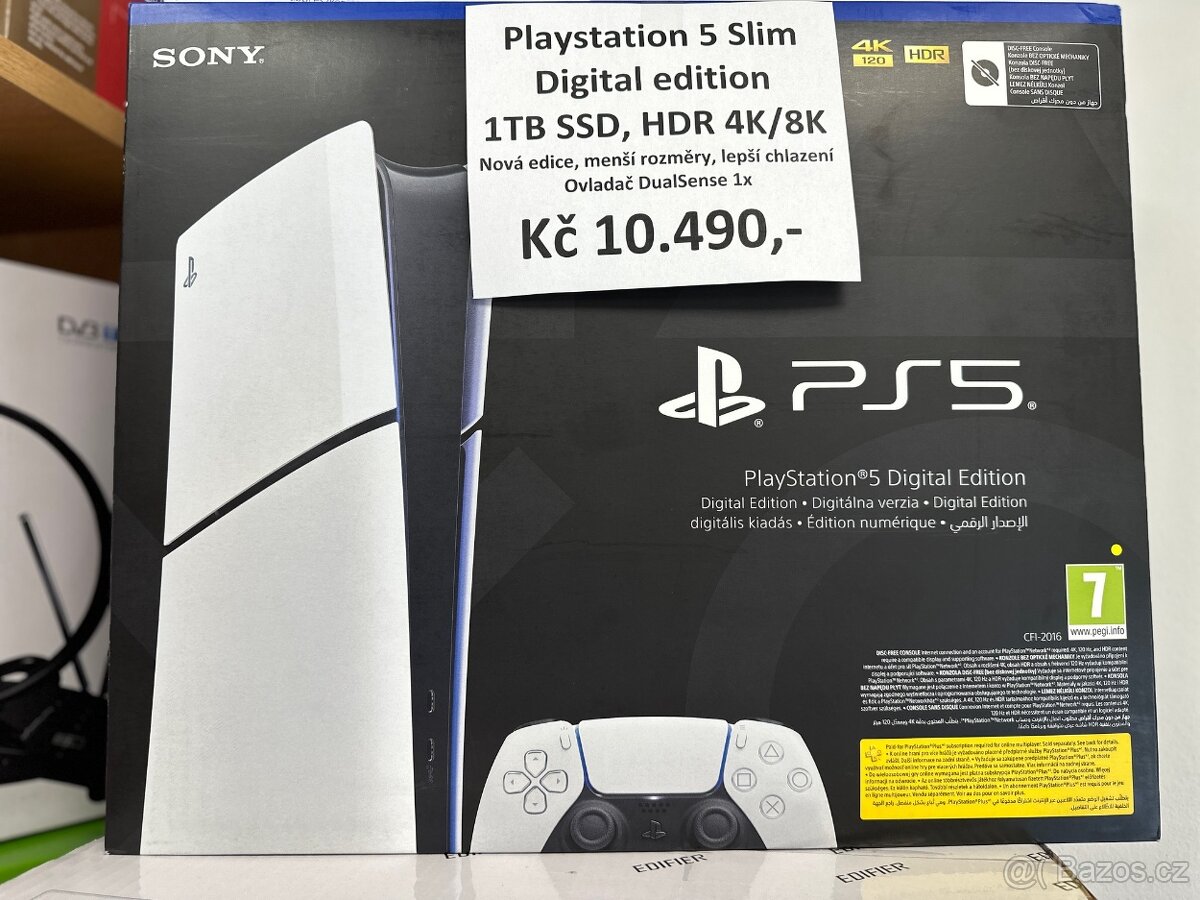 Nový zabalený Playstation 5 Digital edition s ovladačem