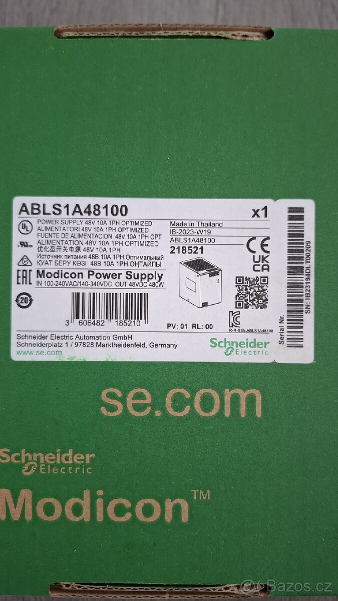 Zdroj 48V/10A ABLS1A48100, 3ks