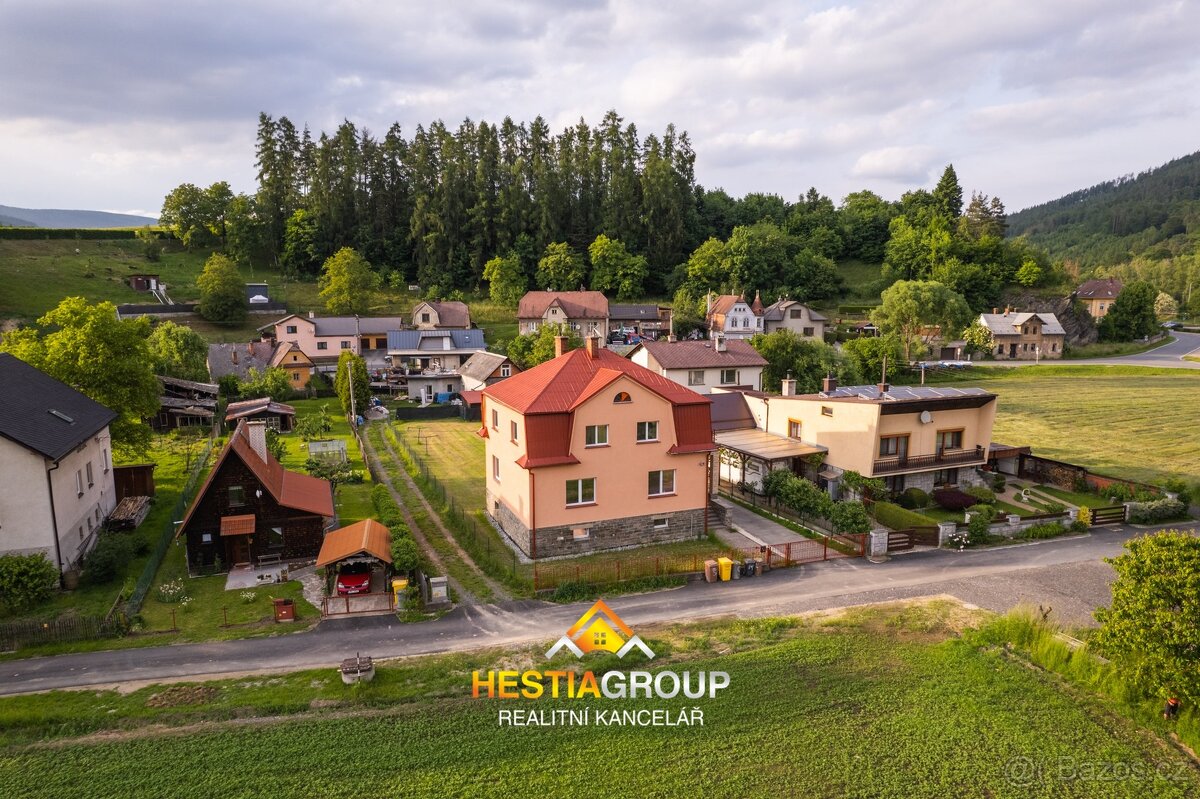 Prodej zrekonstruované vily 150m2 v Rudé nad Moravou, pozeme