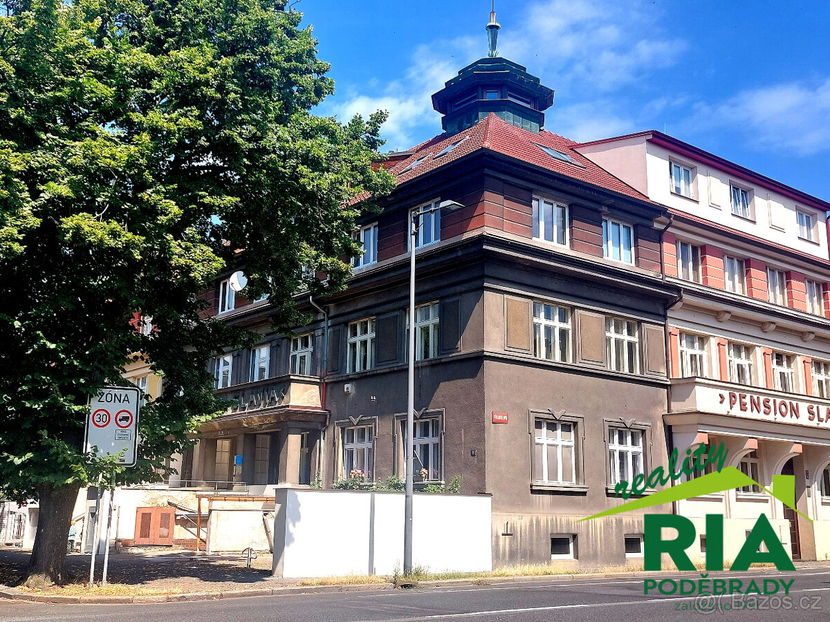 Poděbrady prodej cihl.bytu 3+kk 89m2 v OV-centrum u kolonády