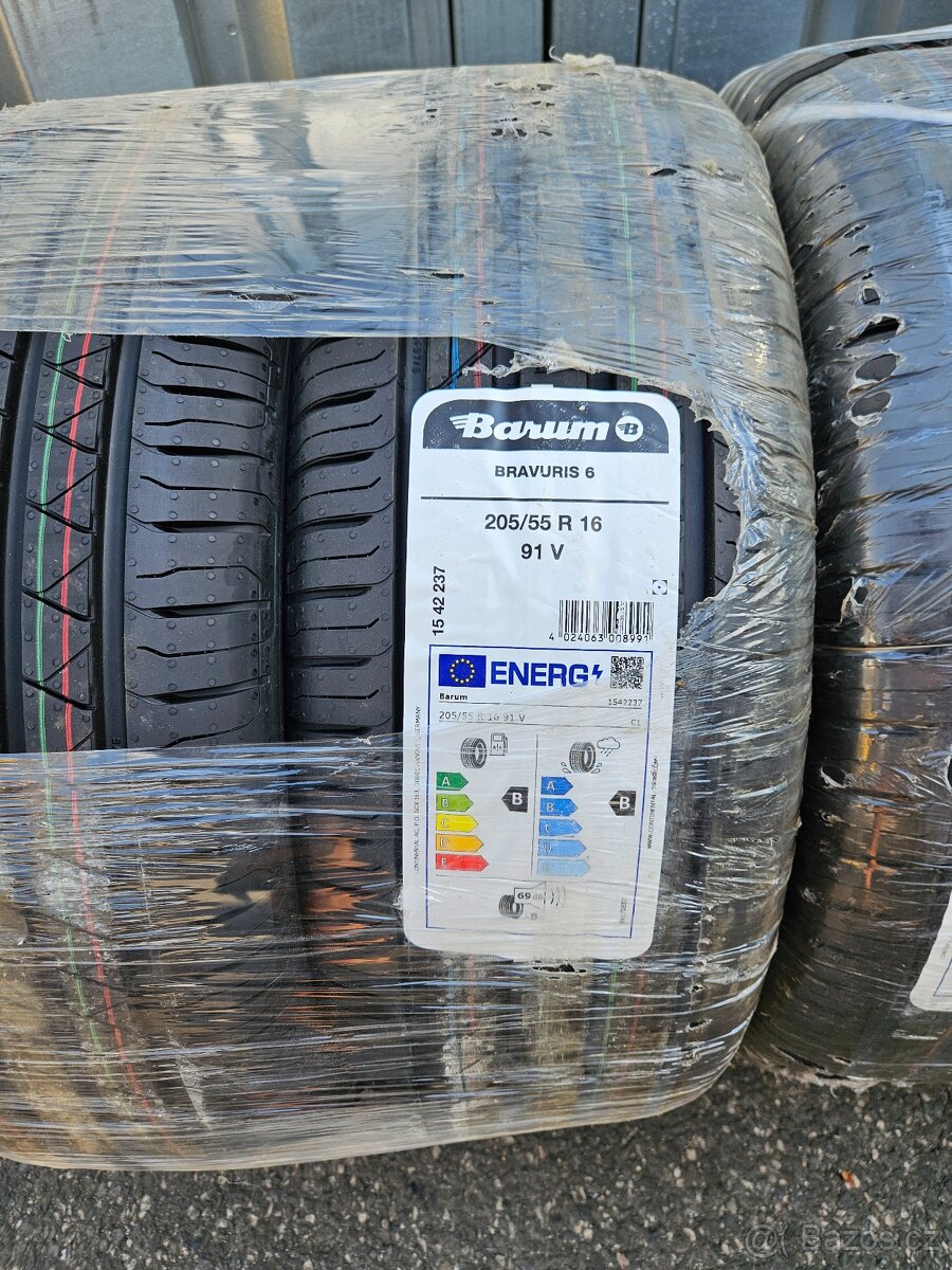 Nové letní pneu Barum 205/55 R16