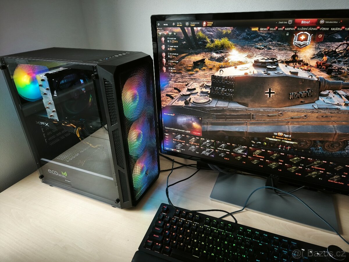 Herní PC Intel core i7/32GB DDR4/RX 580 8GB/SSD 1TB/W10