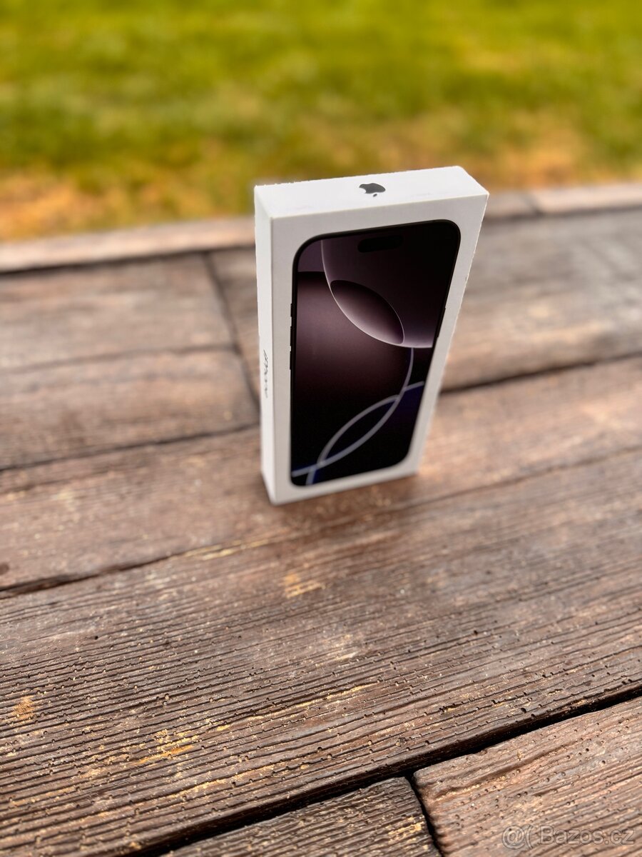 Nový nerozbalený Apple iPhone 16 PRO MAX, 256GB, černý