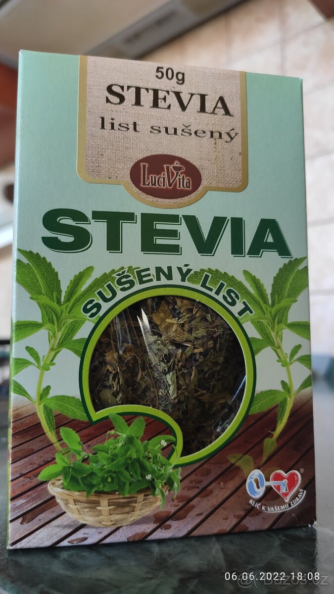 Prodám sušené lístky stévie.