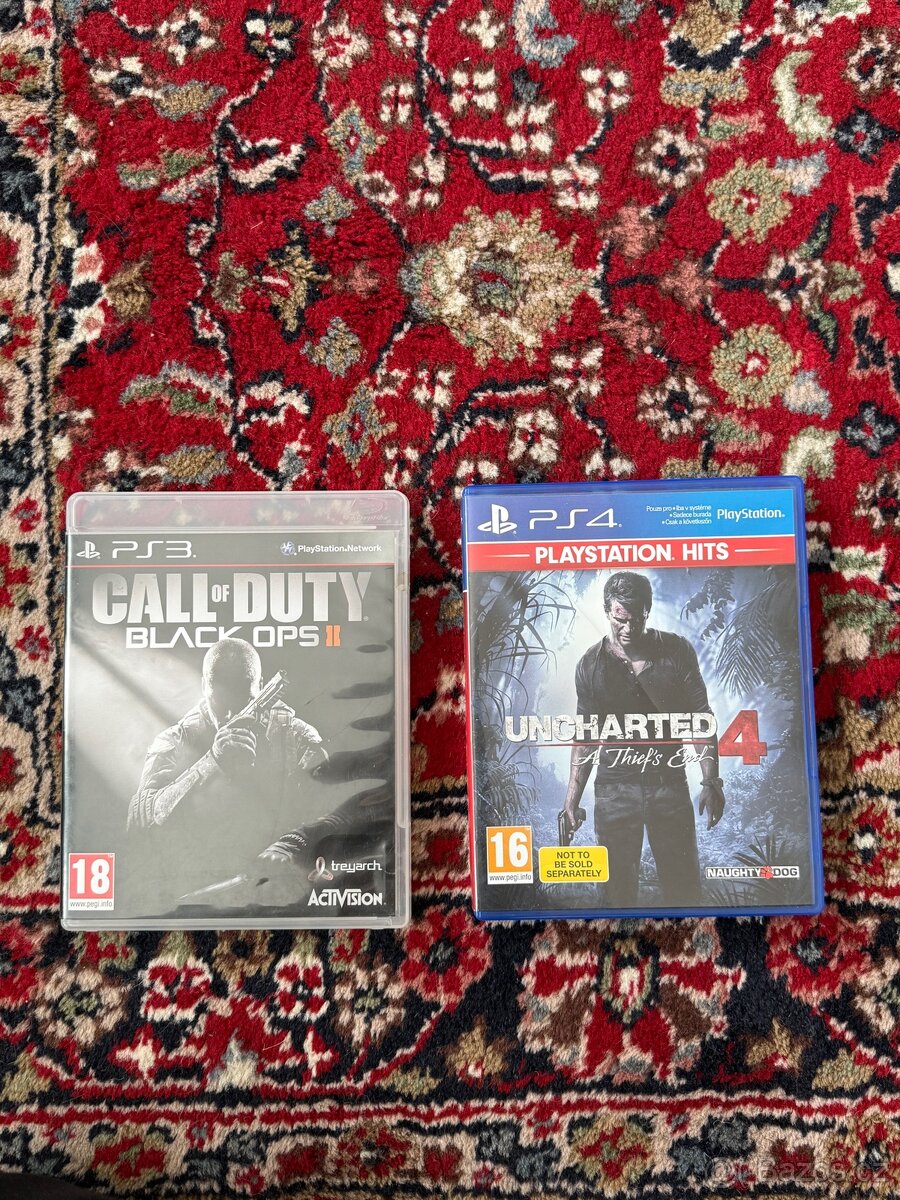 Ps3/ps4 hry Call od Duty II Uncharted 4