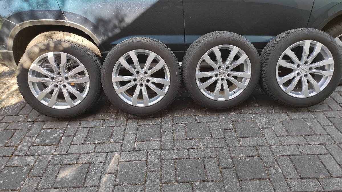 Zimní komplety Bridgestone 215/55 R17 Škoda Seat VW