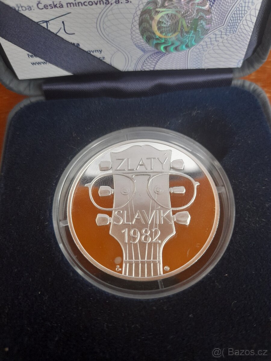 Stříbrná mince Miro Žbirka