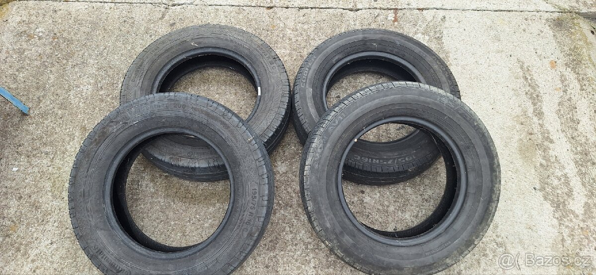Pneumatiky zátěžové 195/75 R16 C.