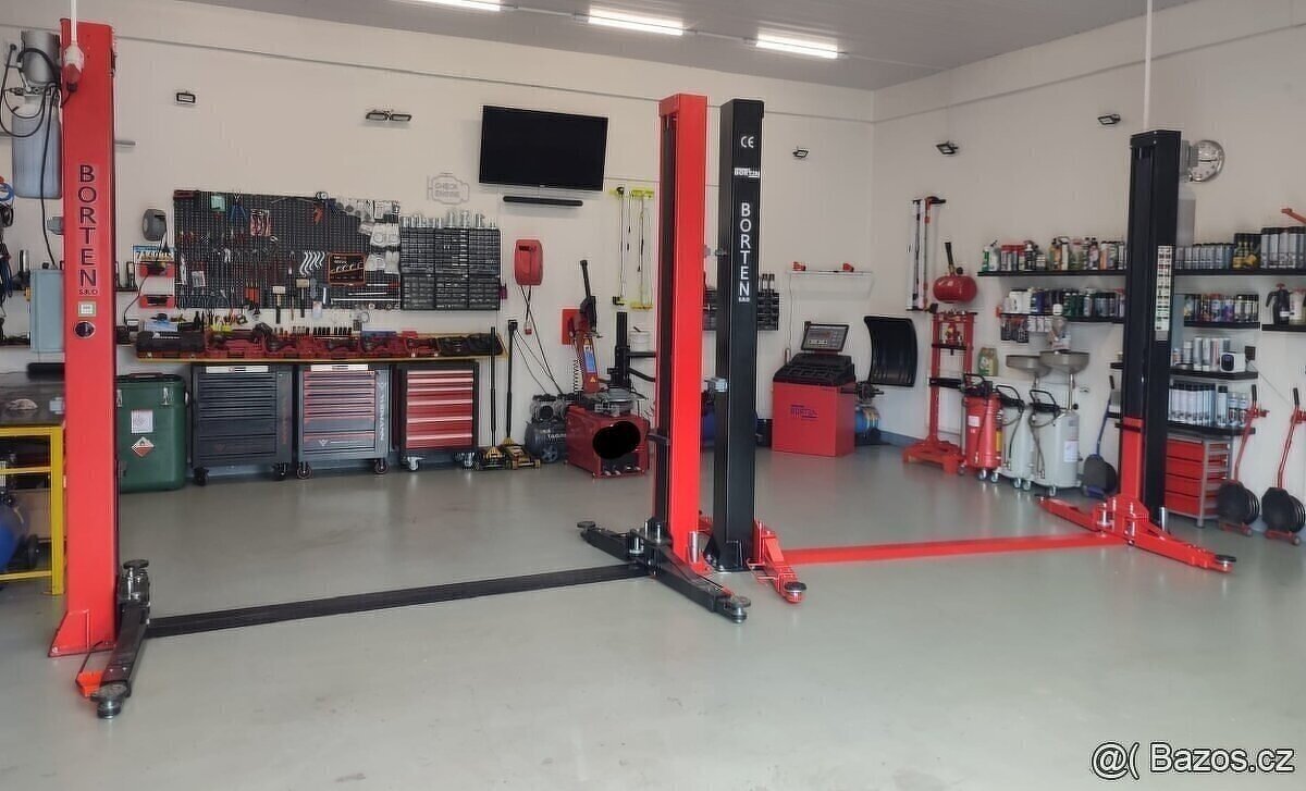 Dvousloupový hydraulický zvedák, zdviž BOR4200E 4200kg,2025