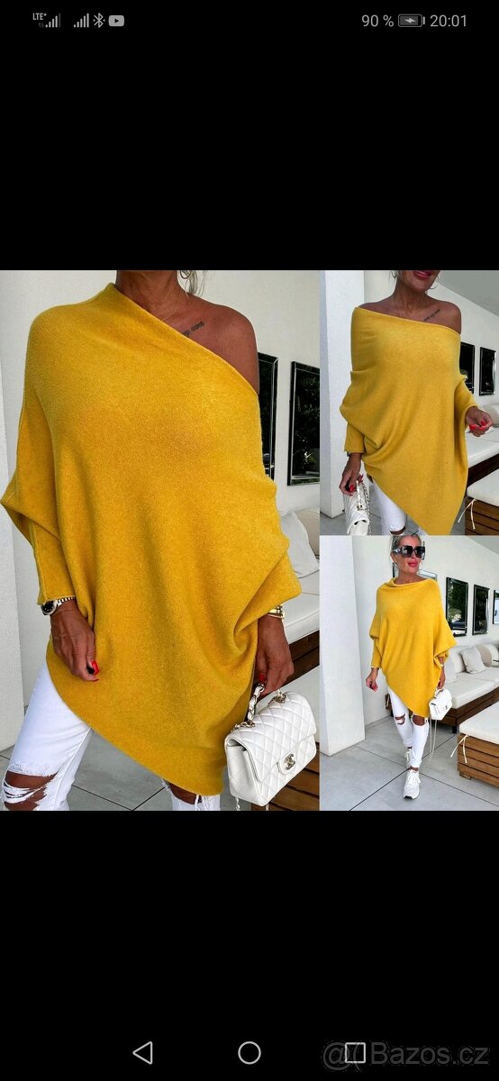 Dámský asymetrický svetřík