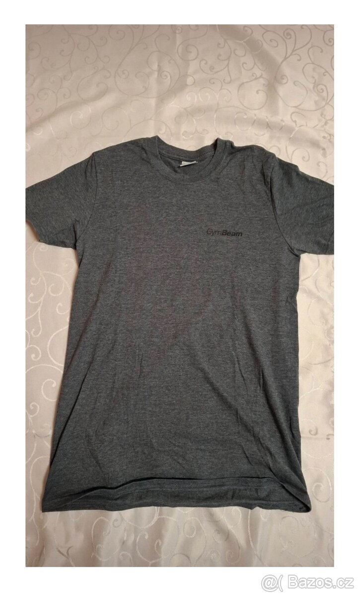 Šedé triko Gymbeam s krátkým rukávem VEL. M