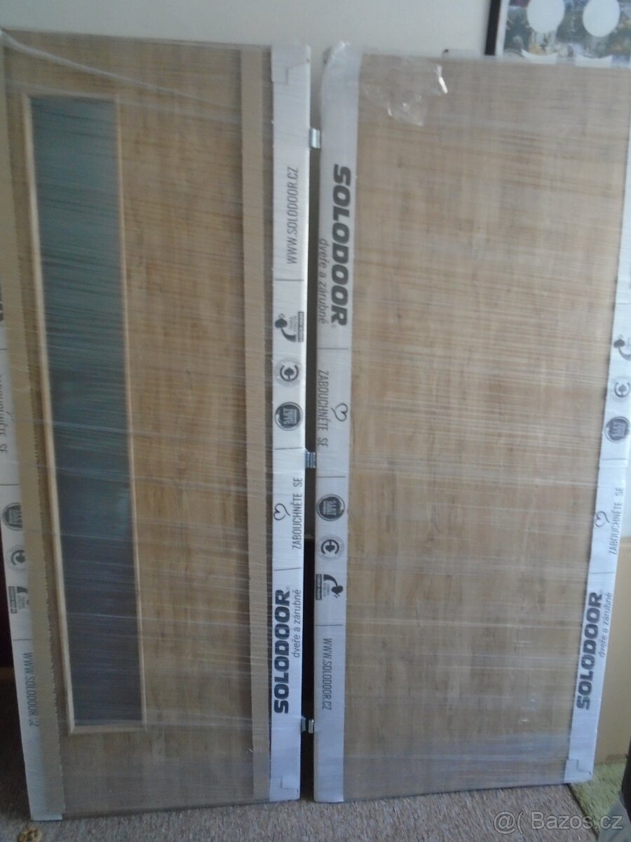 2x NOVÉ, Solodoor dveře - Dub shermen, 1x80L, 1x70P