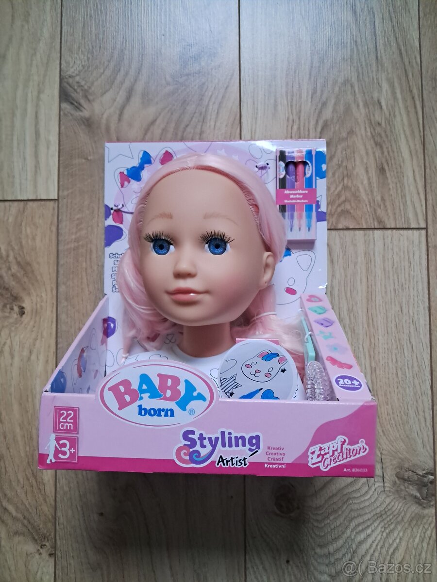 Česaci hlava Baby born.