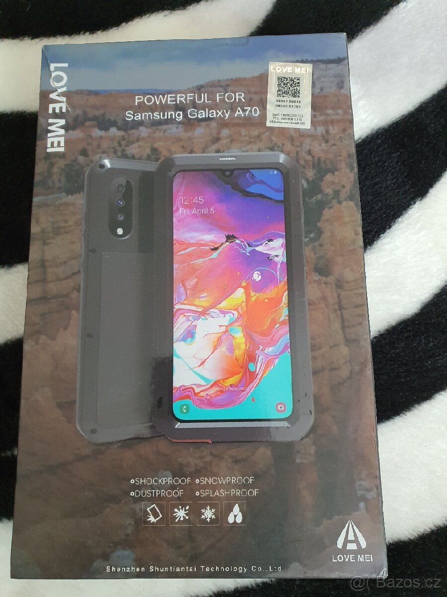 Voděodolné pouzdro na mobil Samsung A70 Nové
