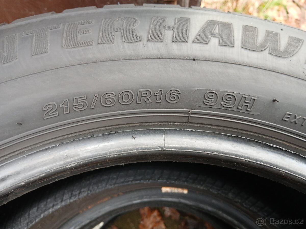 2ks zimní pneu 215/60 r16