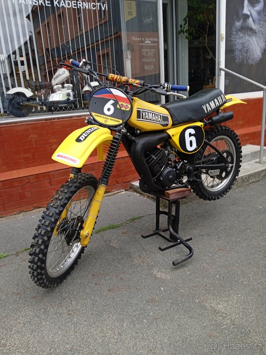 Yamaha YZ 125 typ D (Motocross veterán r.v.1977