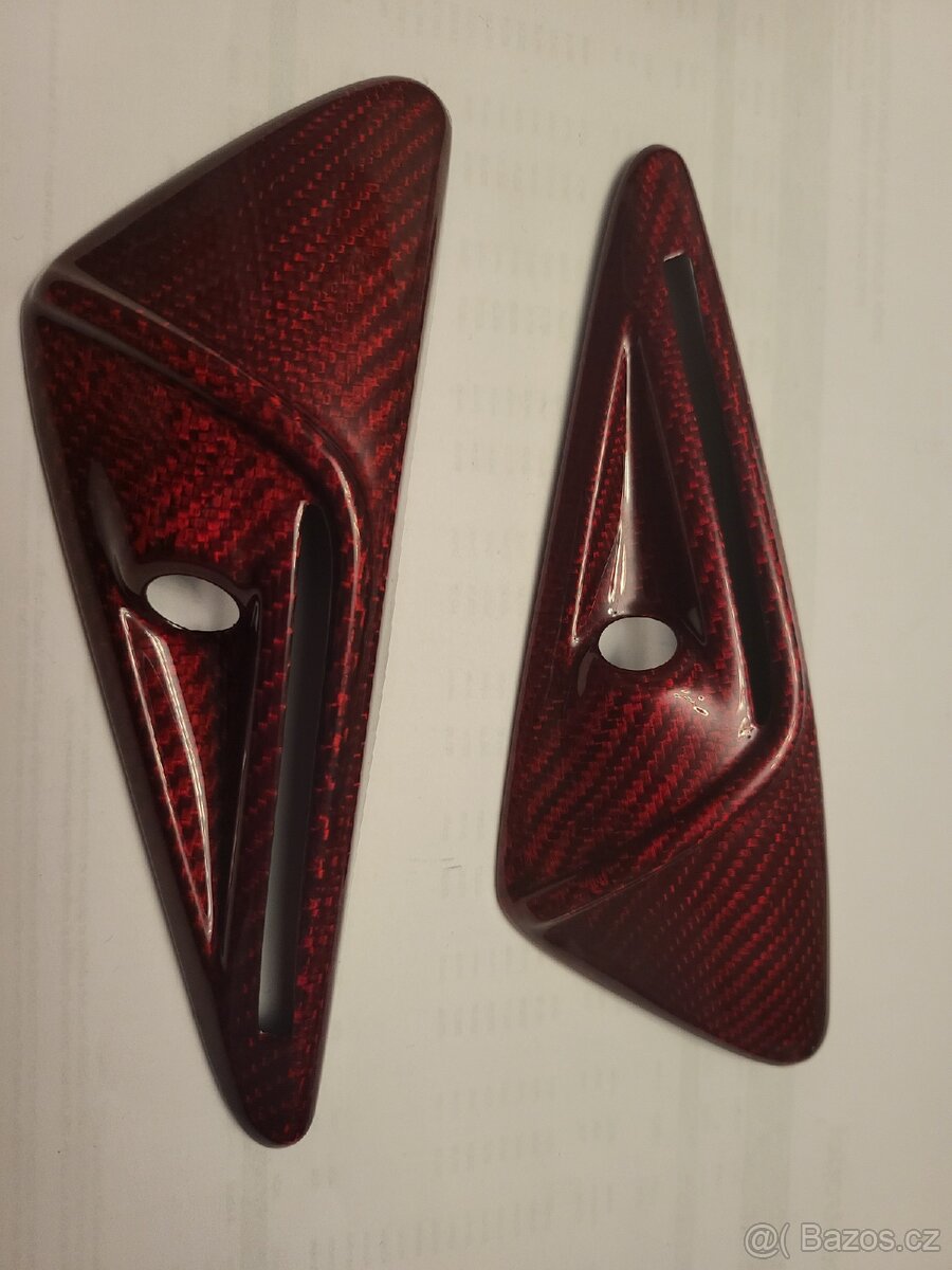 Karbonové kryty kamer Tesla S 3 X Y