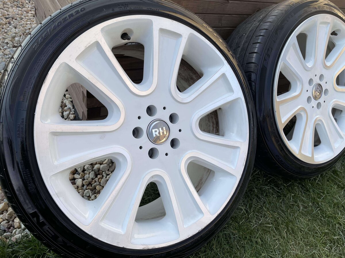 Alu disky 10jxR20 ET 45 245 40 R20 Letné VW skoda Seat
