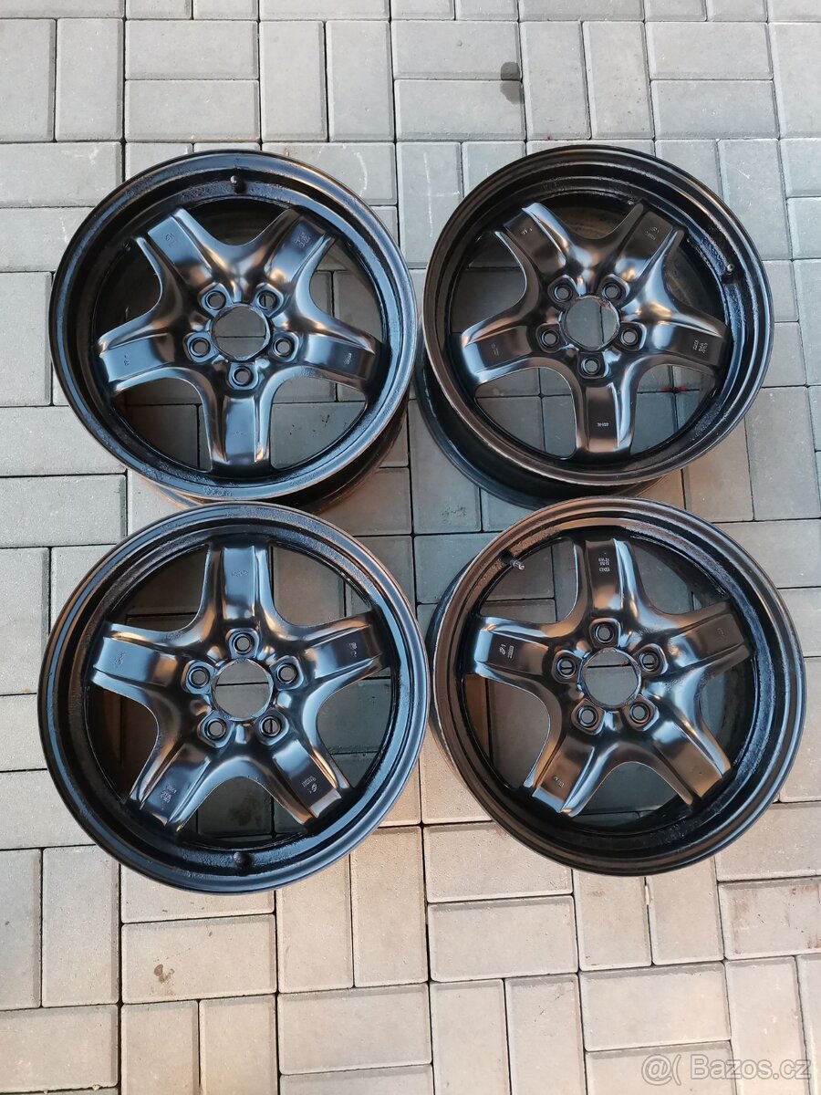 Plechové disky orig Ford vč. senzorů tlaku 16palců 5x108