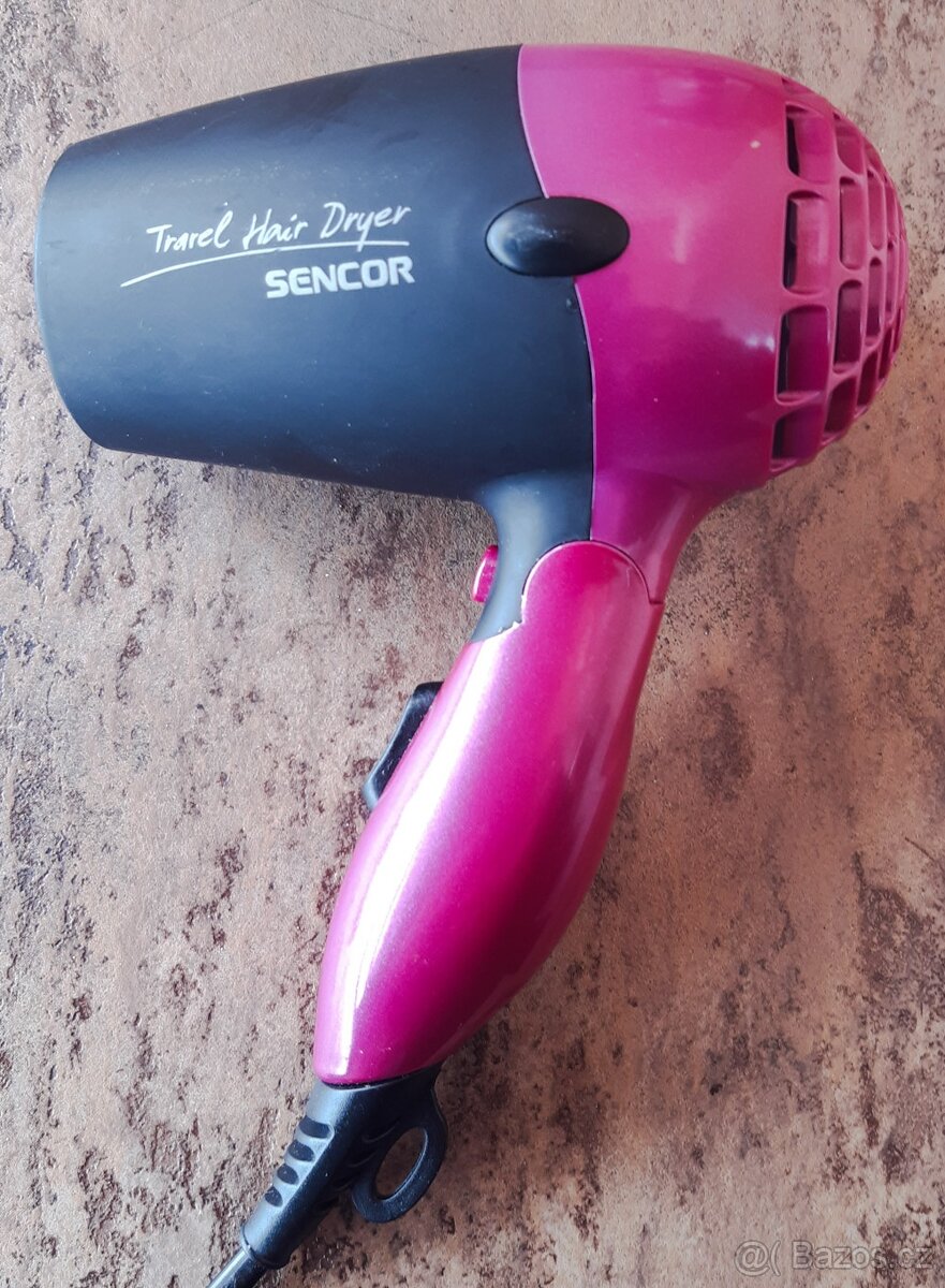 Fén cestovní SENCOR Travel Hair Dryer
