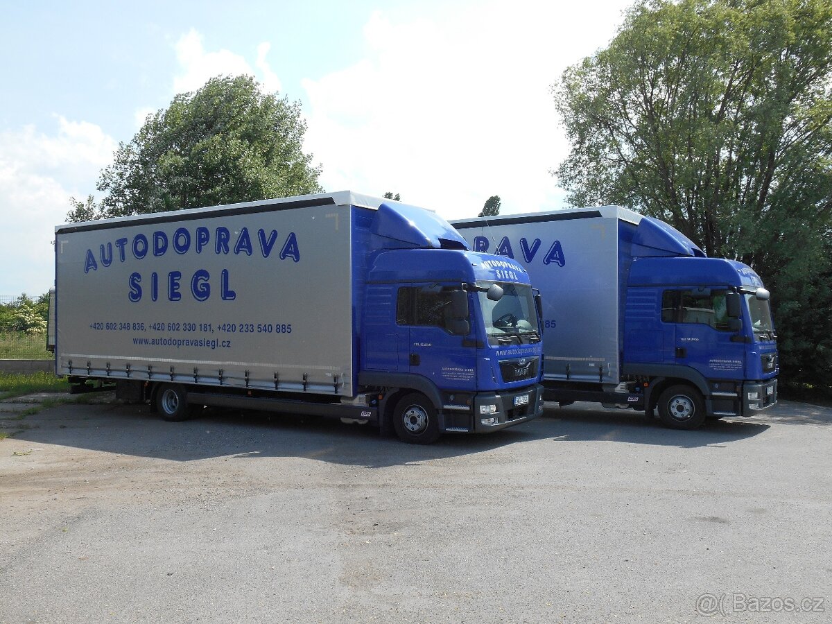 Řidič sk. C, MAN TGL (Český Brod, Praha, Úžice)