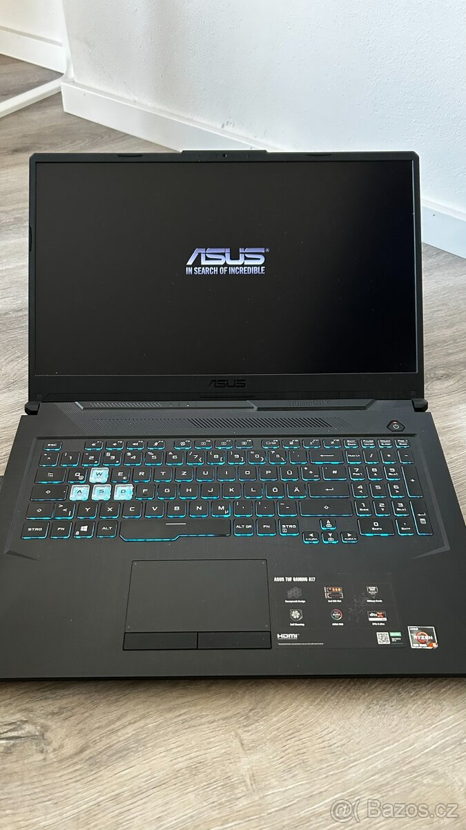 Herní notebook ASUS TuF Gaming A17 | 17,3" FullHD | AMD Ryz