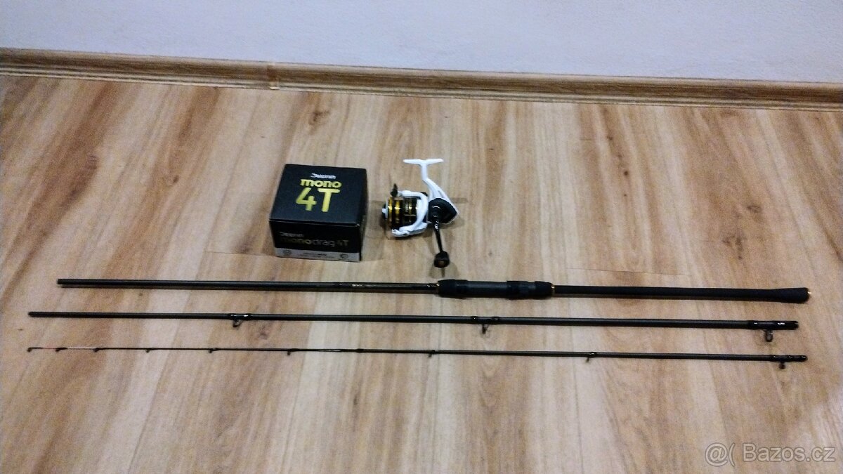 Delphin Opium Black feeder + Delphin naviják MonoDRAG 4T