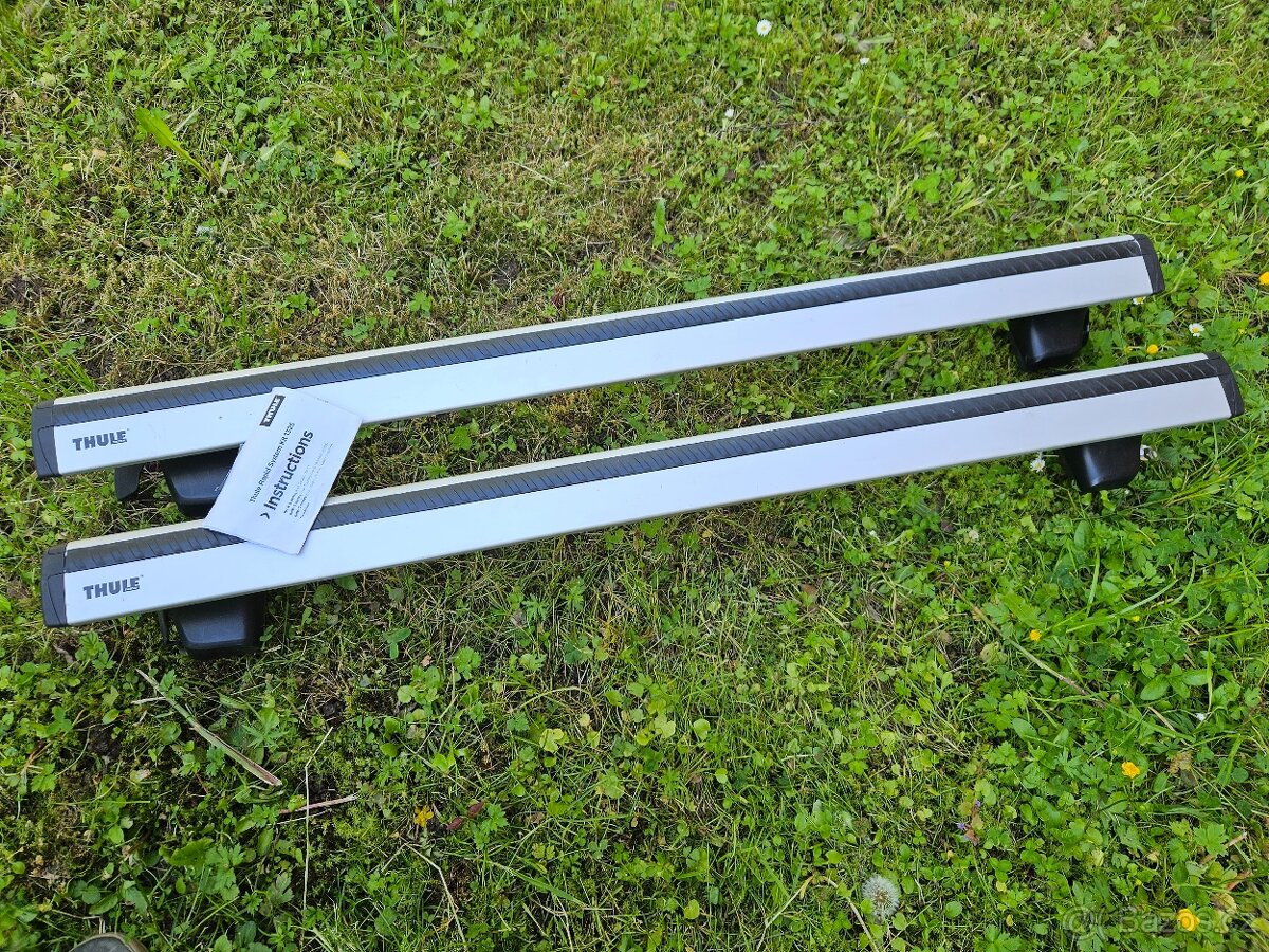 Střešní nosiče Thule Wingbar 960 (108cm) + patky 754