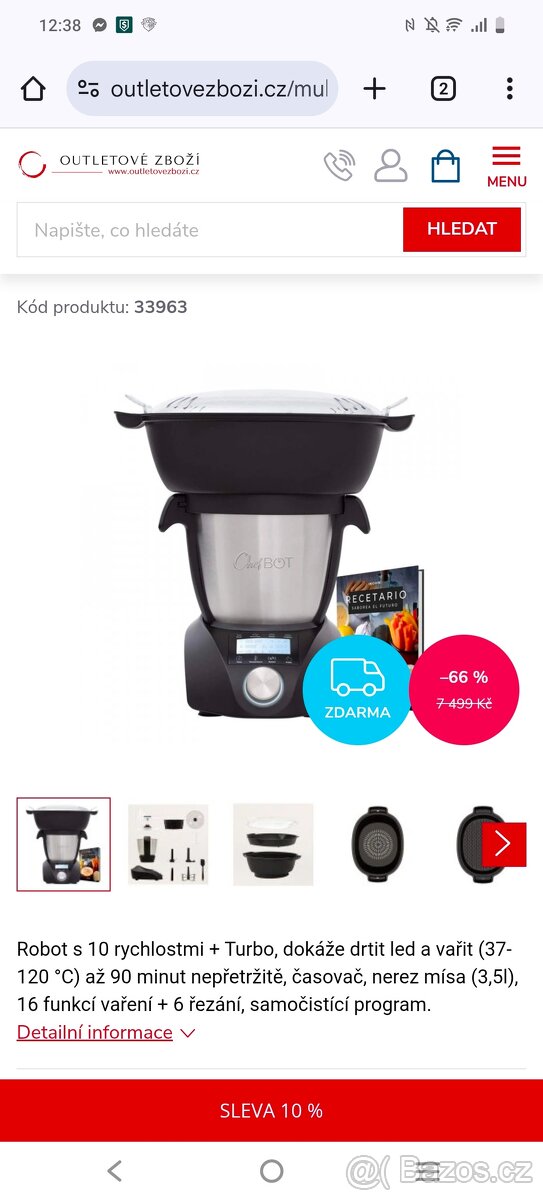 Kuchyňský robot chef bot